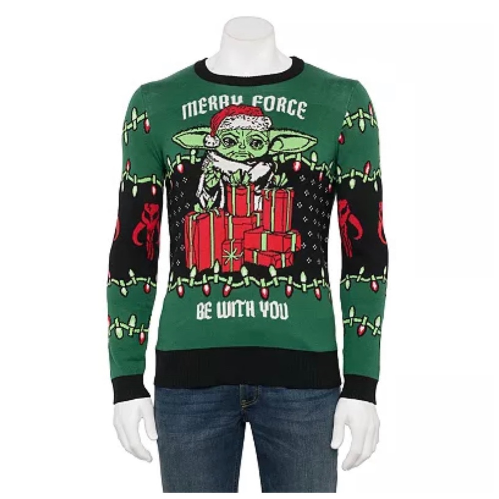 NWT Men’s Ugly Christmas Sweater - Star Wars M